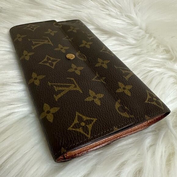 💯Authentic Louis Vuitton Monogram Trifold Long Wallet🍀 - Picture 7 of 14